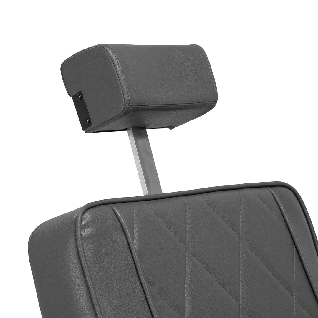 Poltrona Barbiere Hair System BM88066B Grigio-Nero - immagine 9