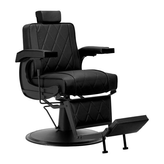 Poltrona Barbiere Hair System BM88066B Nero-Nero