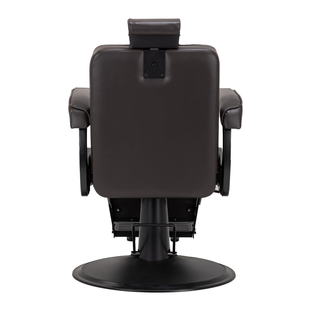 Poltrona Barbiere Hair System BM88066B Marrone-Nero - immagine 3