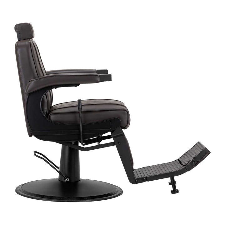 Poltrona Barbiere Hair System BM88066B Marrone-Nero - immagine 4