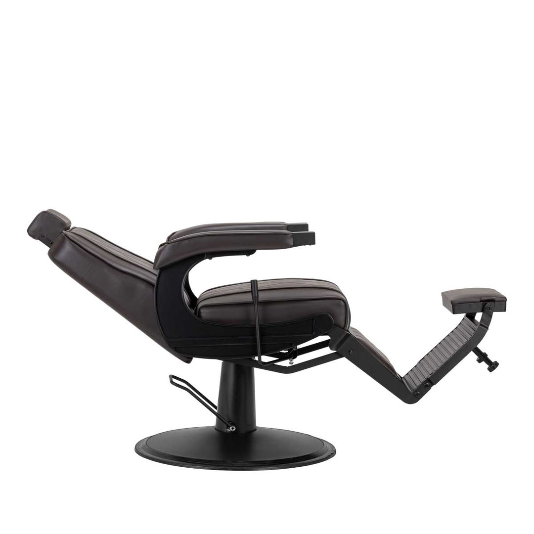 Poltrona Barbiere Hair System BM88066B Marrone-Nero - immagine 5