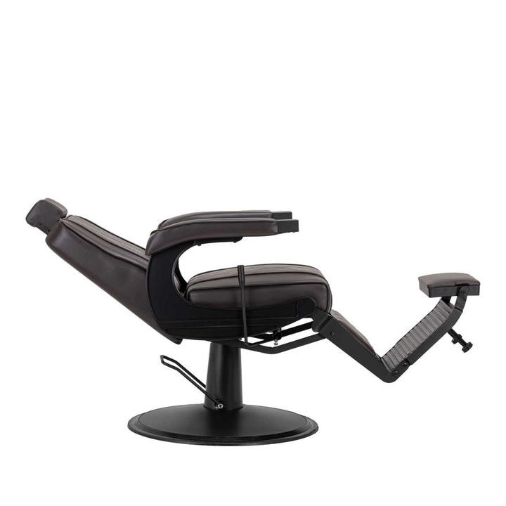 Poltrona Barbiere Hair System BM88066B Marrone-Nero - immagine 5
