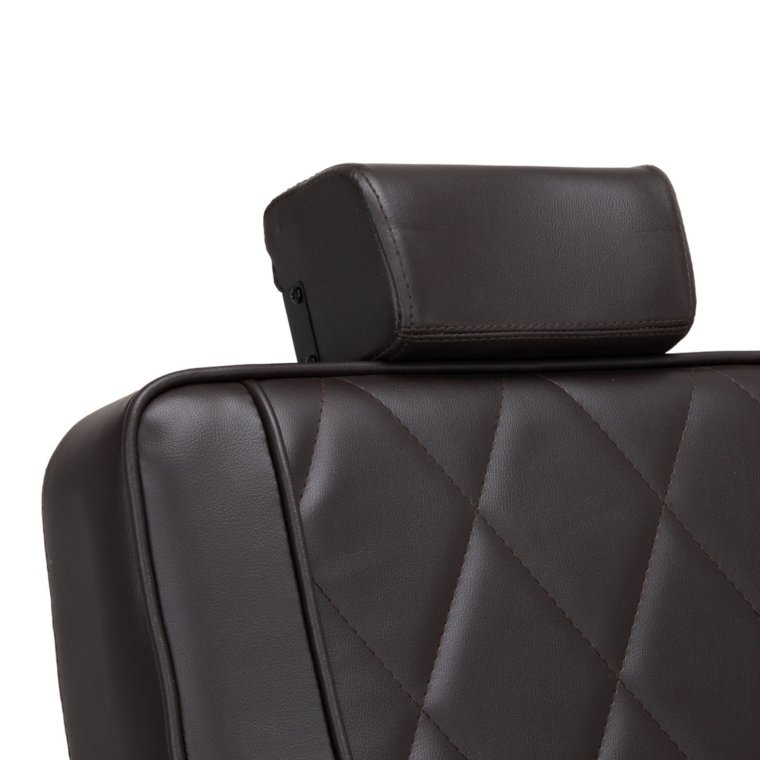 Poltrona Barbiere Hair System BM88066B Marrone-Nero - immagine 11
