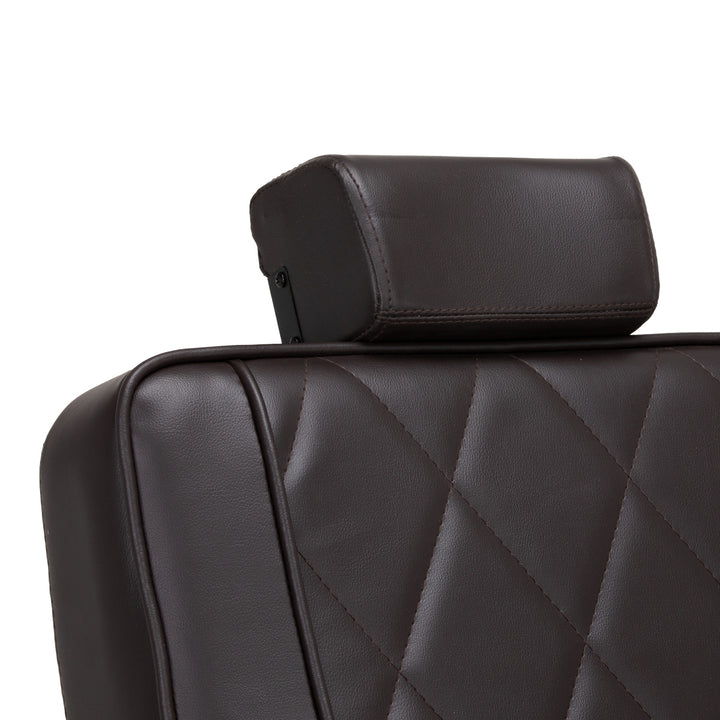 Poltrona Barbiere Hair System BM88066B Marrone-Nero - immagine 11