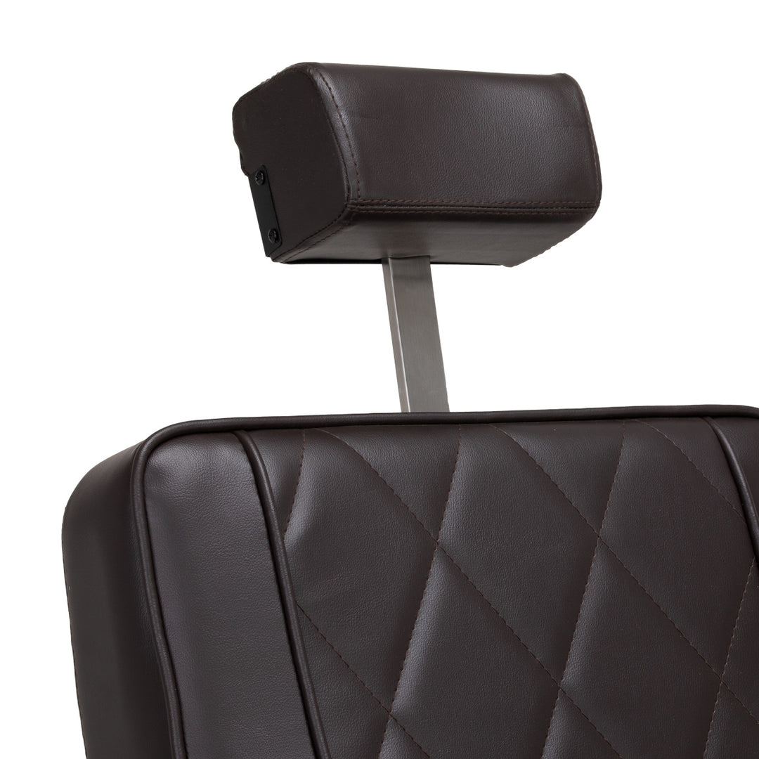 Poltrona Barbiere Hair System BM88066B Marrone-Nero - immagine 12