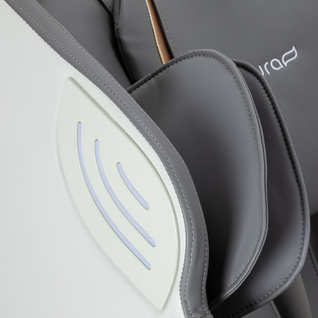Poltrona massaggiante elettrica Sakura Maximus 809 3D Bianco - immagine 7