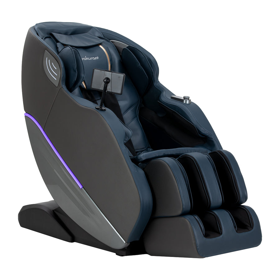 Poltrona massaggiante elettrica Sakura Maximus 809 3D Blu