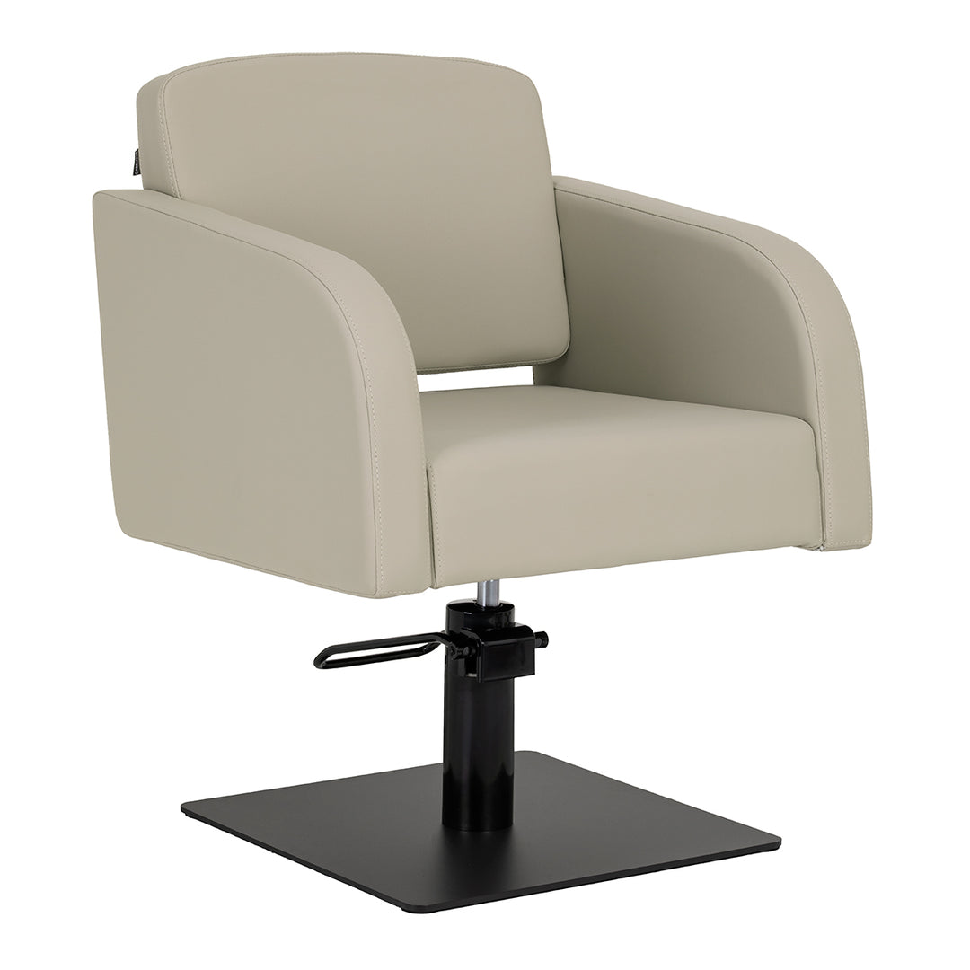 Poltrona parrucchiere Gabbiano Elda Beige-Nero