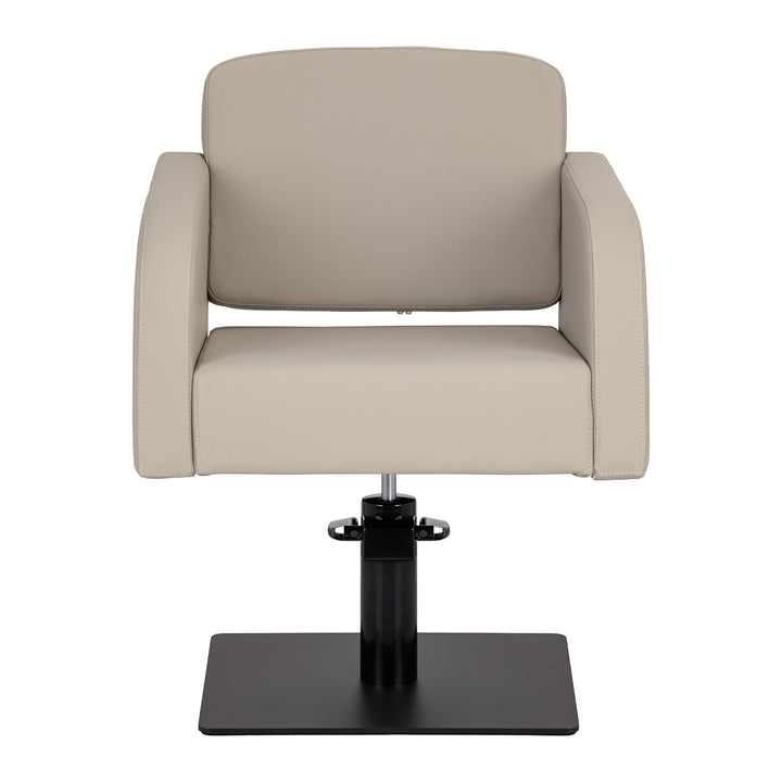 Poltrona parrucchiere Gabbiano Elda Beige-Nero - immagine 2