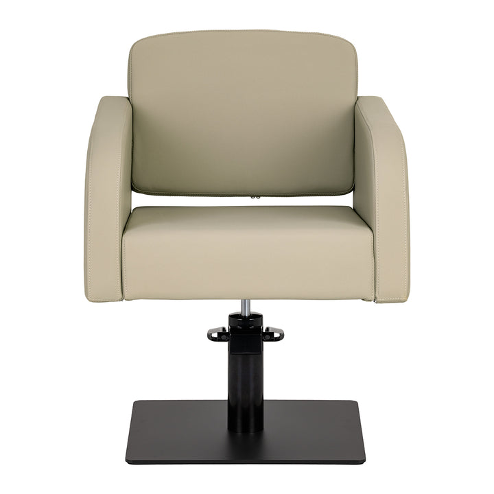 Poltrona parrucchiere Gabbiano Elda Beige-Nero - immagine 2