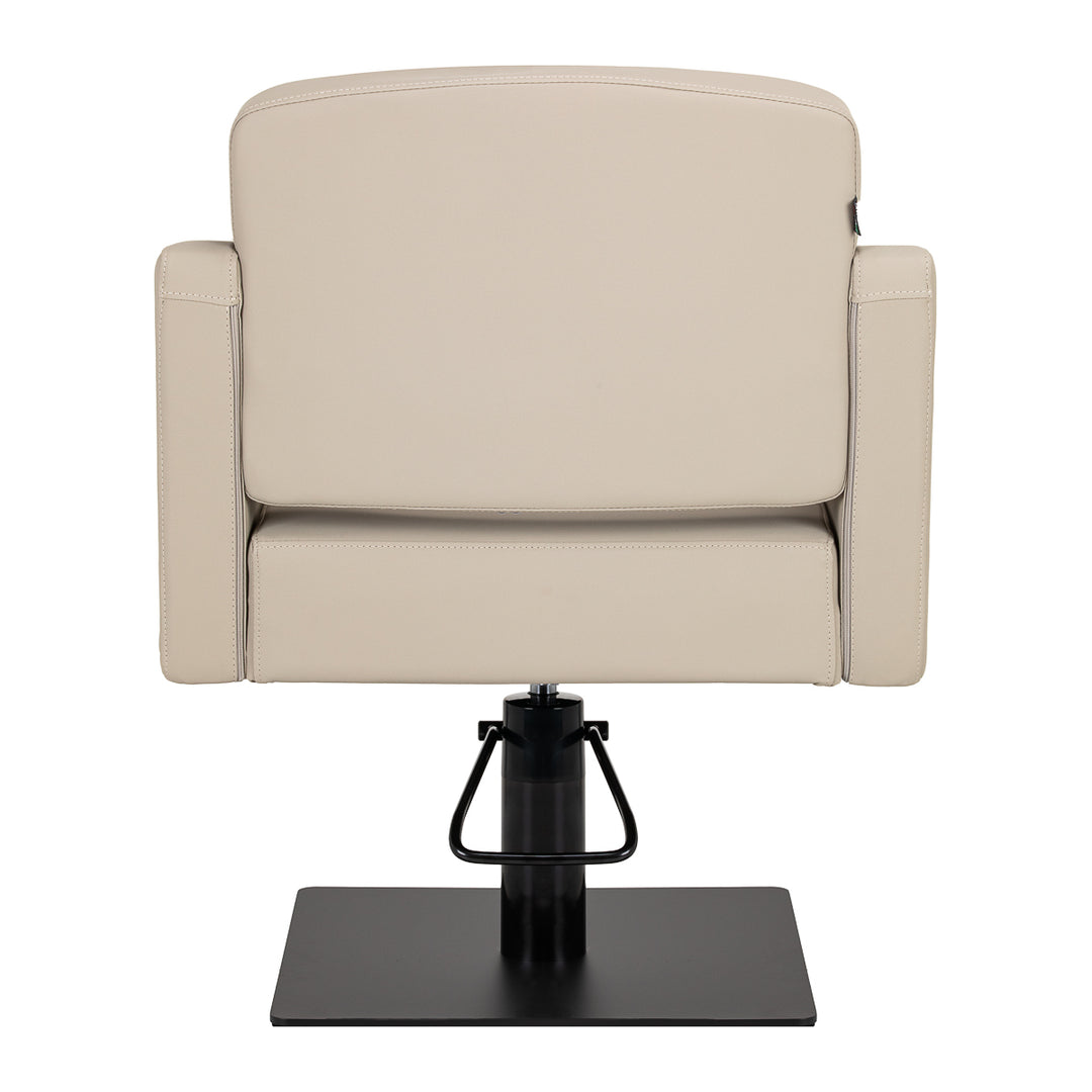 Poltrona parrucchiere Gabbiano Elda Beige-Nero - immagine 3