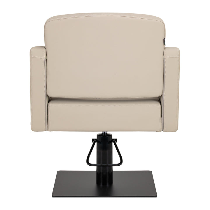 Poltrona parrucchiere Gabbiano Elda Beige-Nero - immagine 3