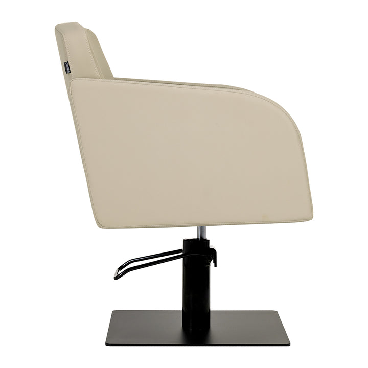 Poltrona parrucchiere Gabbiano Elda Beige-Nero - immagine 4