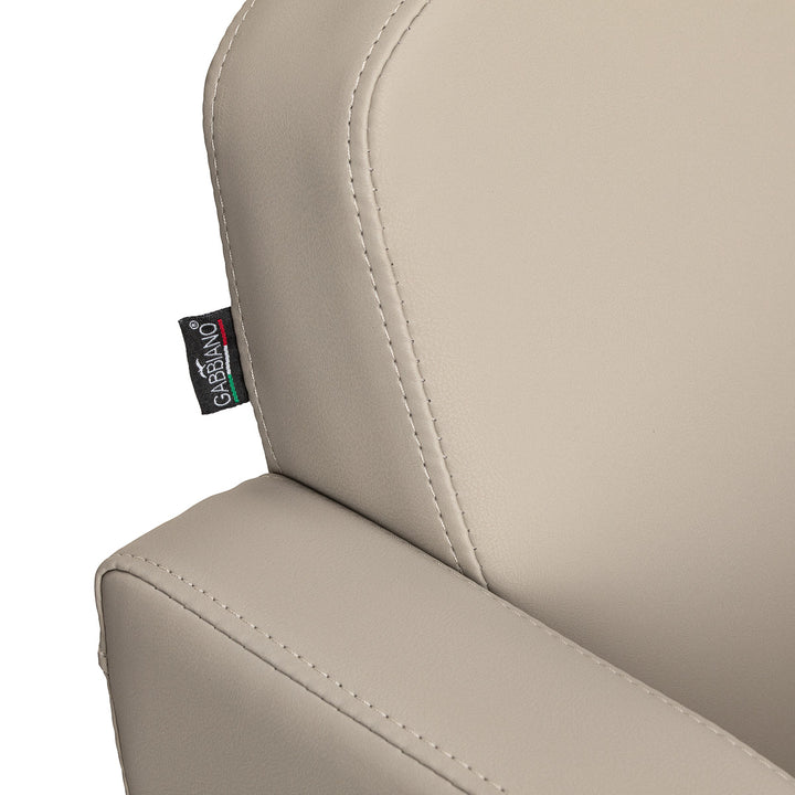Poltrona parrucchiere Gabbiano Elda Beige-Nero - immagine 8