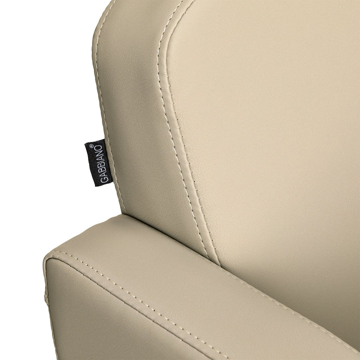 Poltrona parrucchiere Gabbiano Elda Beige-Nero - immagine 8