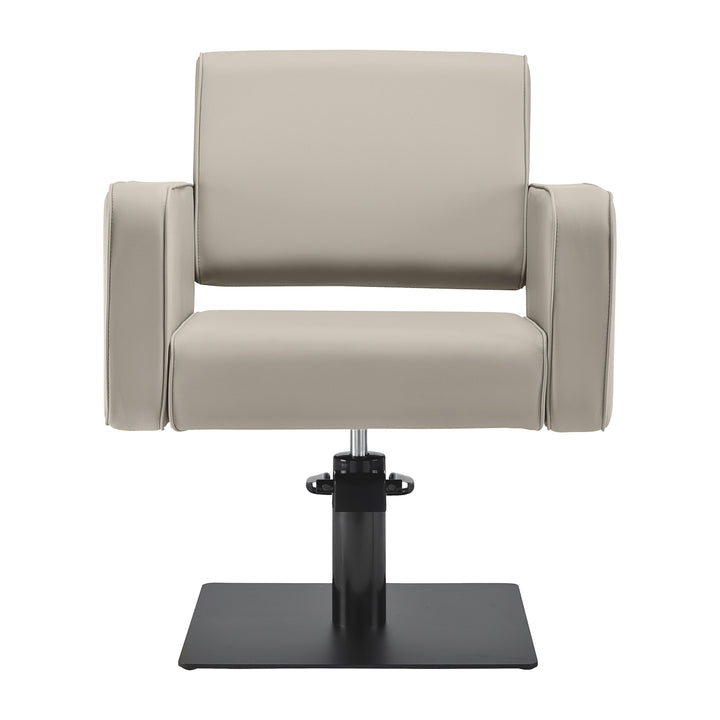 Poltrona parrucchiere Gabbiano Bilbao Beige-Nero - immagine 2