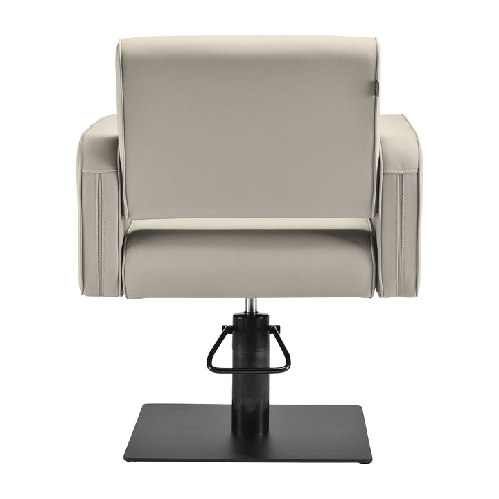 Poltrona parrucchiere Gabbiano Bilbao Beige-Nero - immagine 3