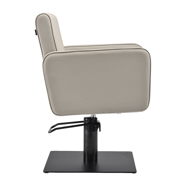Poltrona parrucchiere Gabbiano Bilbao Beige-Nero - immagine 4