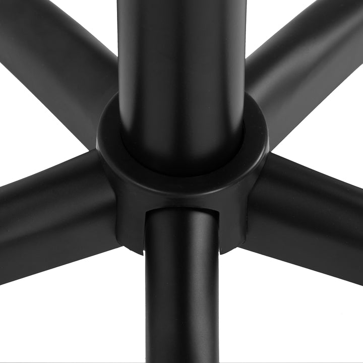 Sgabello a Sella con Schienale Gabbiano D026 Nero - immagine 8