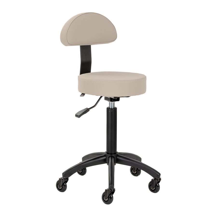 Sgabello a Sella con Schienale Gabbiano D026 Beige