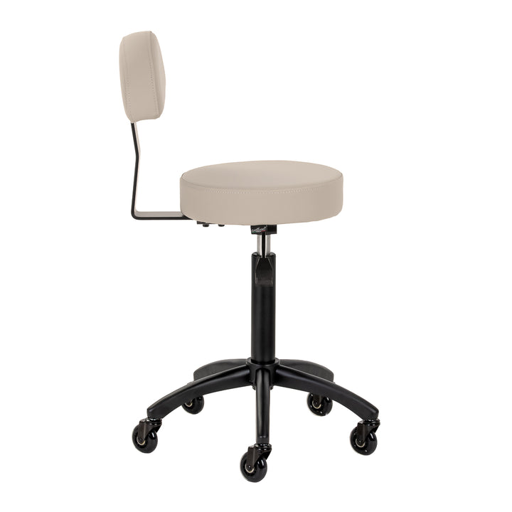 Sgabello a Sella con Schienale Gabbiano D026 Beige - immagine 4