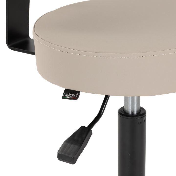 Sgabello a Sella con Schienale Gabbiano D026 Beige - immagine 6