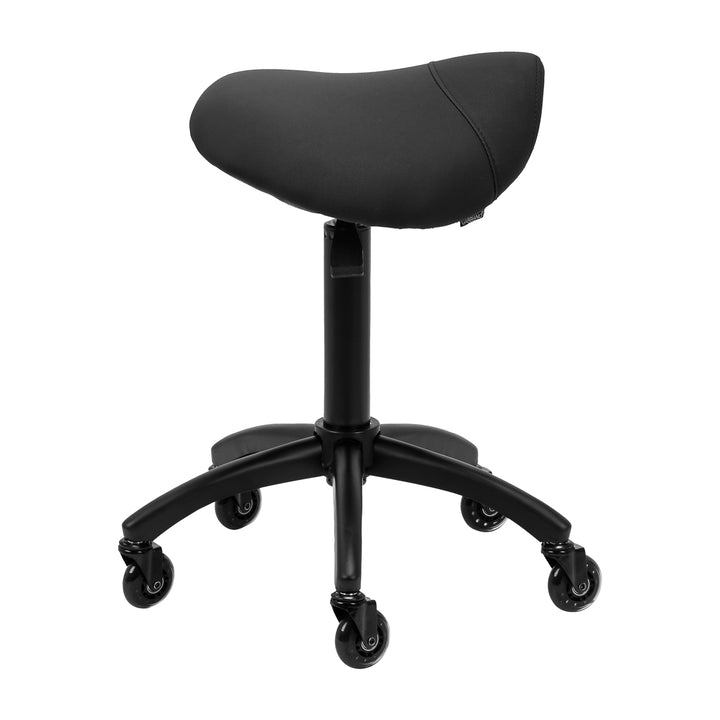 Sgabello a Sella Regolabile Gabbiano D032 Nero - immagine 3
