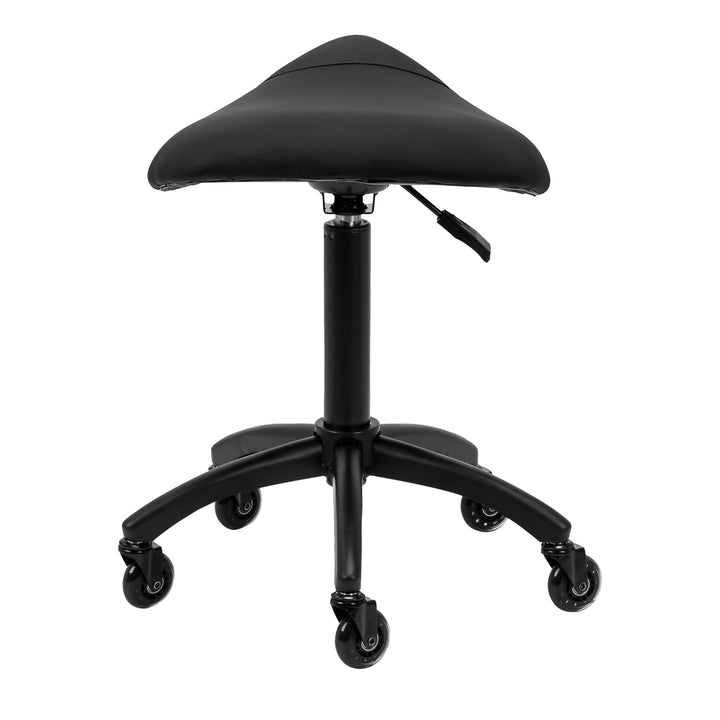 Sgabello a Sella Regolabile Gabbiano D032 Nero - immagine 4