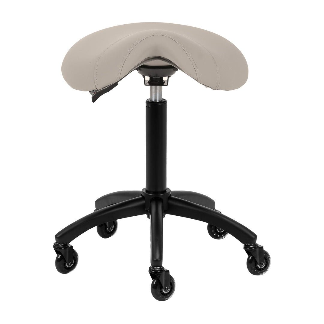 Sgabello Ergonomico con Ruote Gabbiano D032 Beige - immagine 2