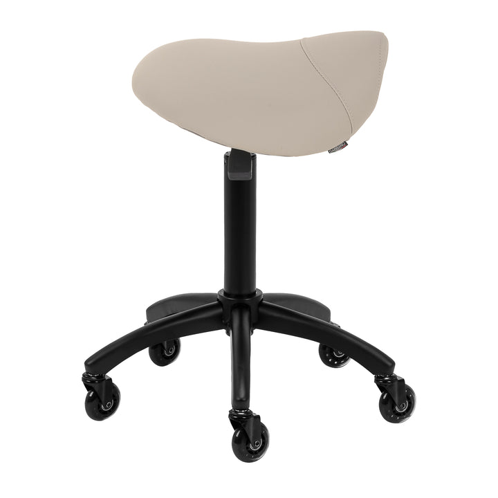 Sgabello Ergonomico con Ruote Gabbiano D032 Beige - immagine 3