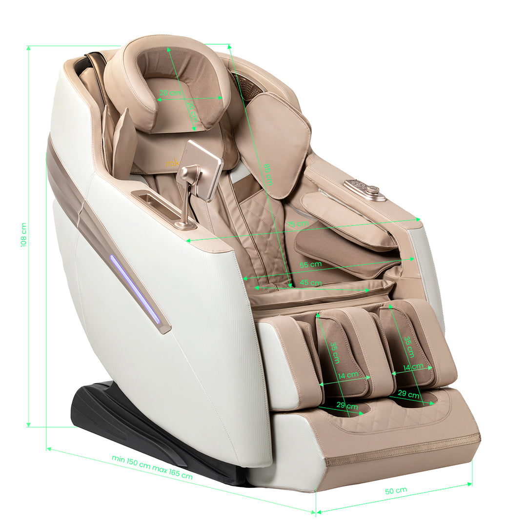Poltrona massaggiante elettrica Sakura Prime 101 Beige - immagine 18