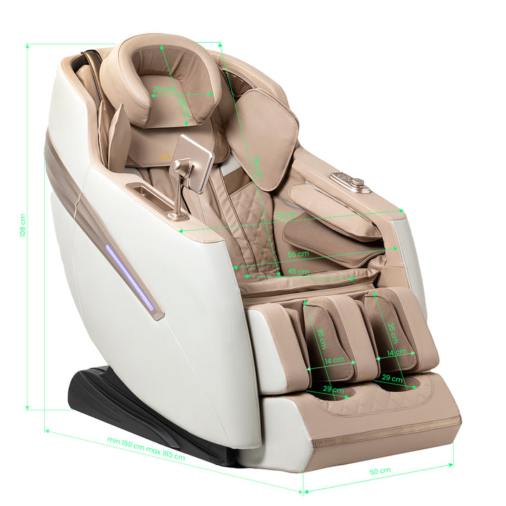 Poltrona massaggiante elettrica Sakura Prime 101 Beige - immagine 18
