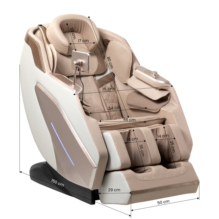 Poltrona massaggiante elettrica Sakura Prime 108 Beige - immagine 17