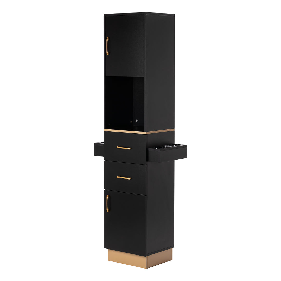 Postazione barbiere Gabbiano Totem Nero-Oro