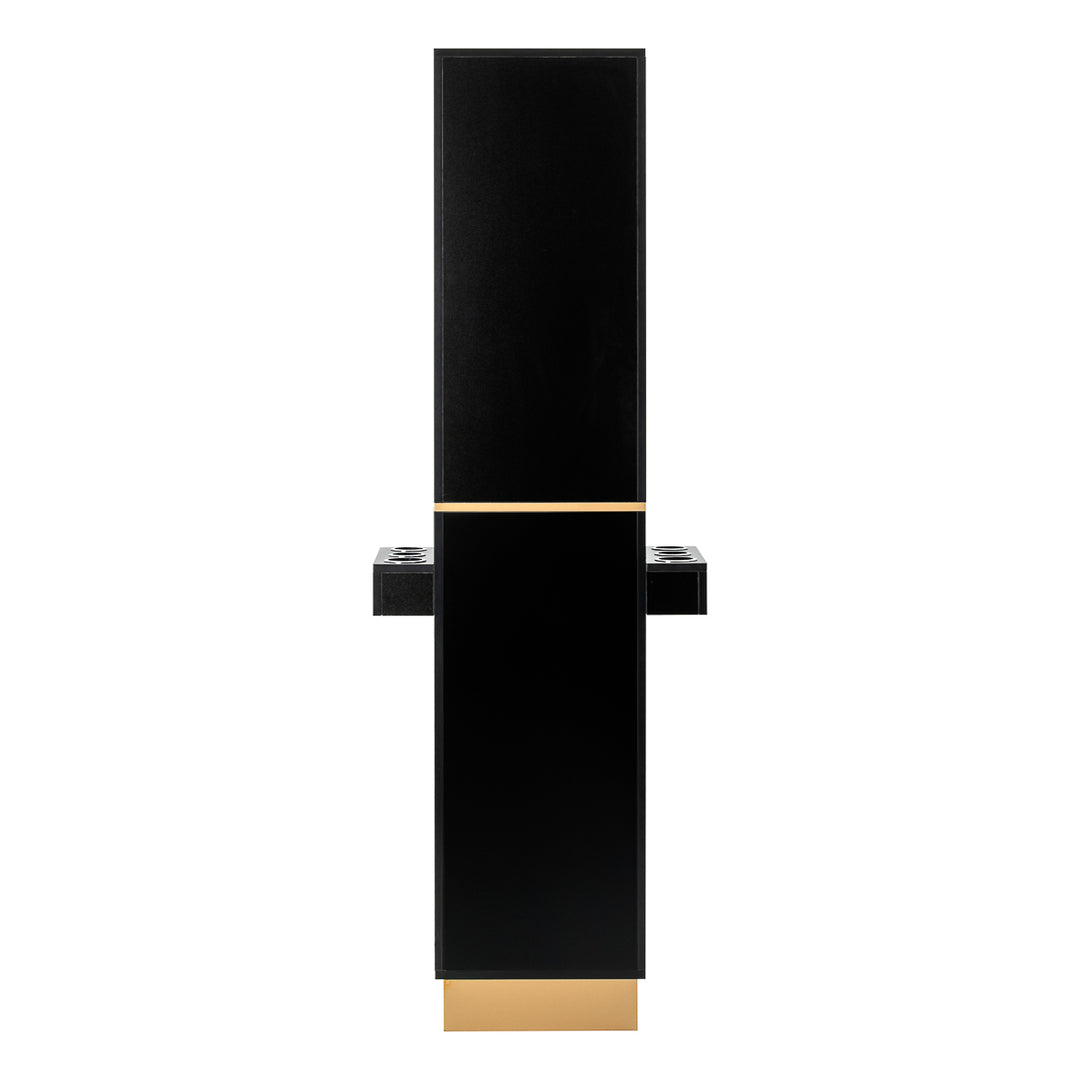 Postazione barbiere Gabbiano Totem Nero-Oro - immagine 5