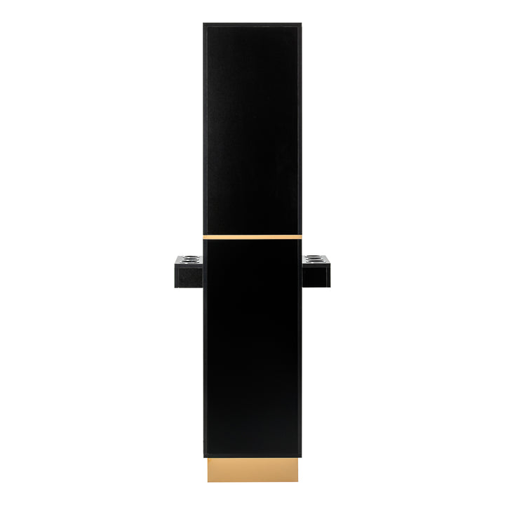 Postazione barbiere Gabbiano Totem Nero-Oro - immagine 5