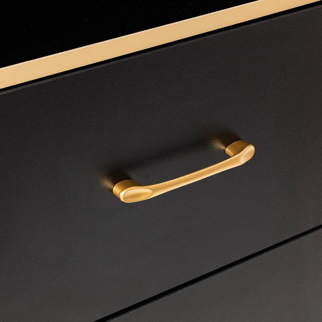 Postazione barbiere Gabbiano Totem Nero-Oro - immagine 10