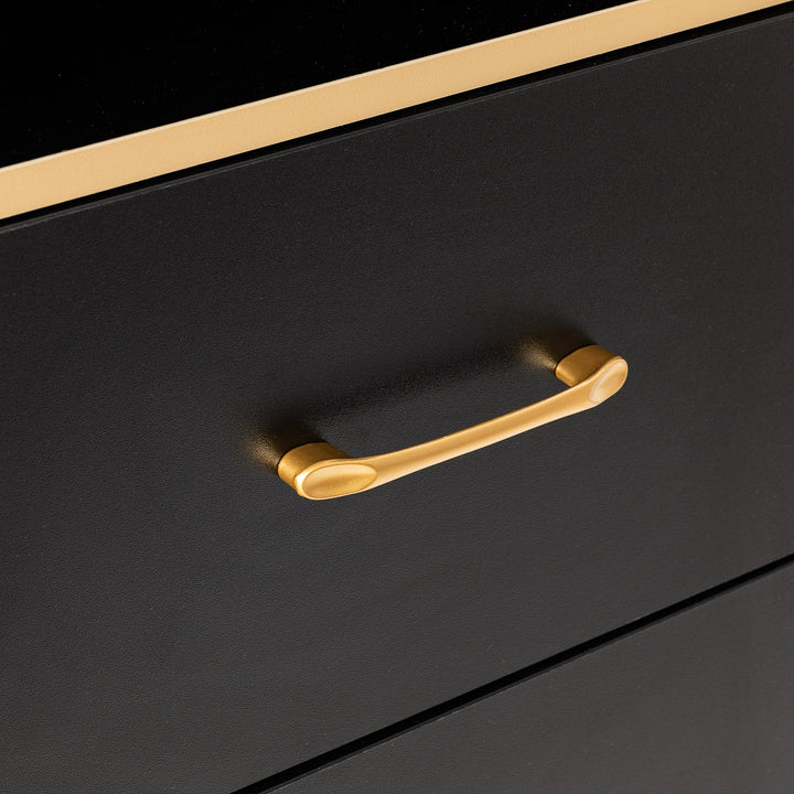 Postazione barbiere Gabbiano Totem Nero-Oro - immagine 10