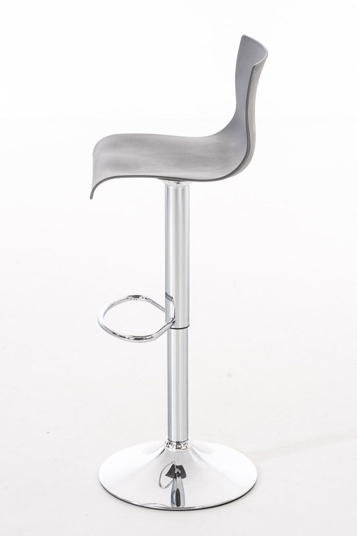 Set da 2 Sgabelli da Bar 105 Plastica Grigio - immagine 3