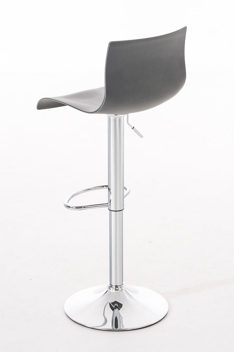 Set da 2 Sgabelli da Bar 105 Plastica Grigio - immagine 4