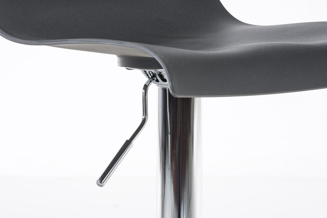 Set da 2 Sgabelli da Bar 105 Plastica Grigio - immagine 6