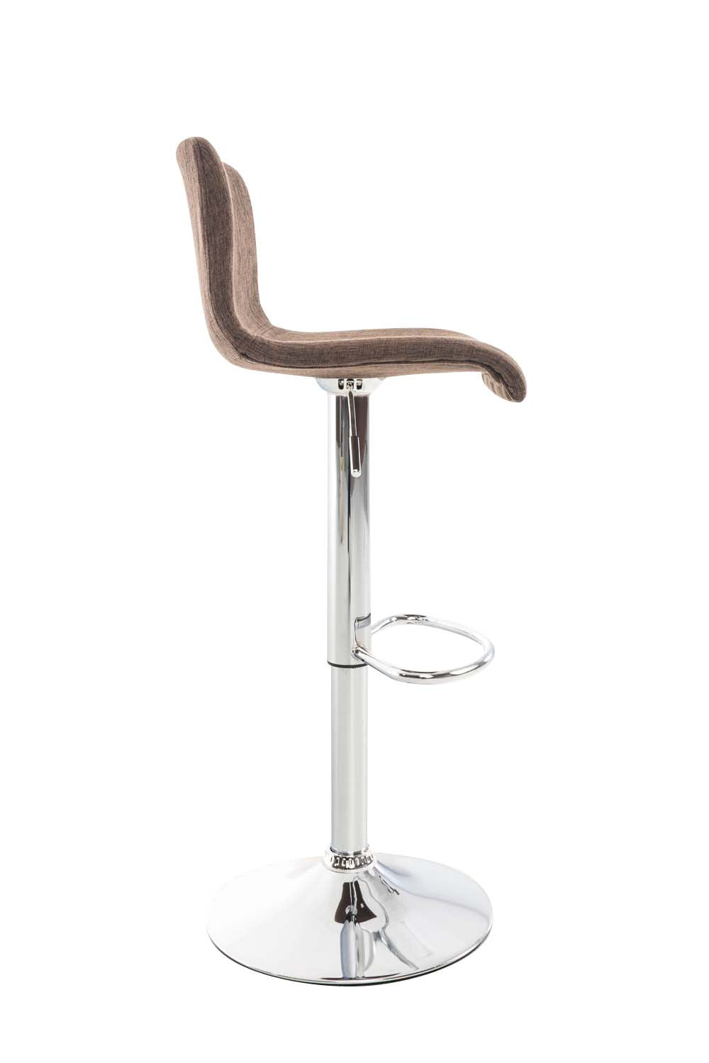 Set da 2 Sgabelli da Bar 105 Tessuto Marrone - immagine 3
