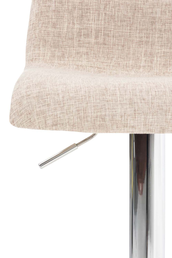 Set da 2 Sgabelli da Bar 105 Tessuto Crema - immagine 5