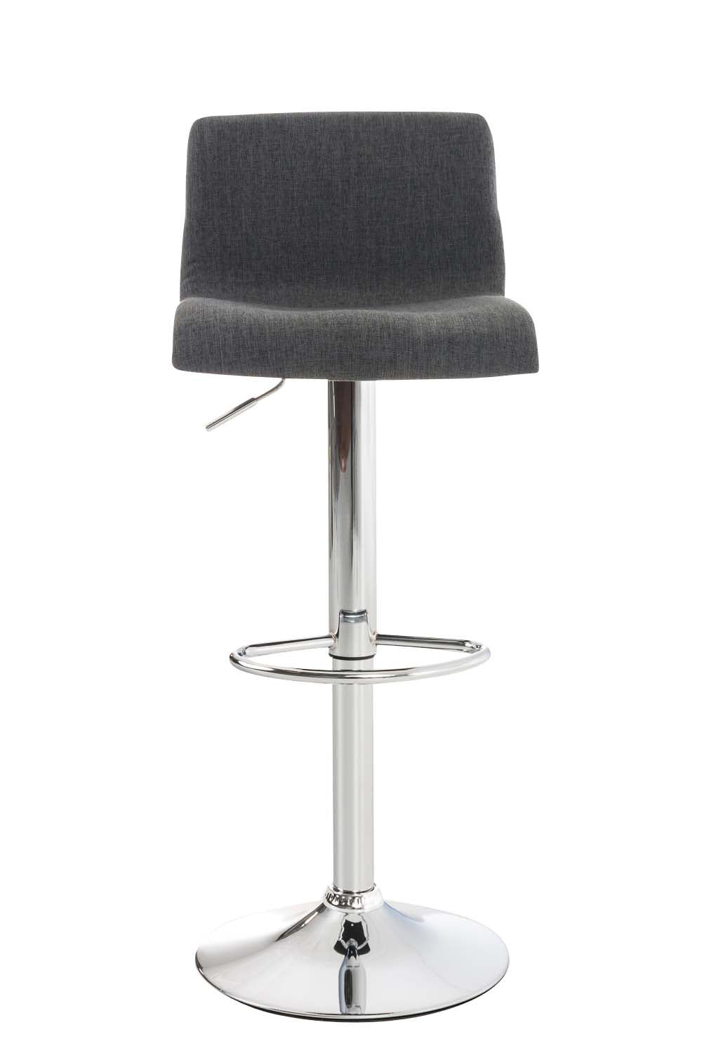 Set da 2 Sgabelli da Bar 105 Tessuto Grigio scuro - immagine 2