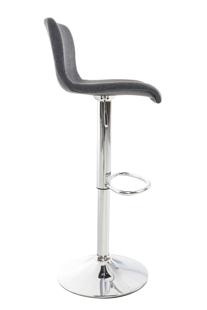 Set da 2 Sgabelli da Bar 105 Tessuto Grigio scuro - immagine 3