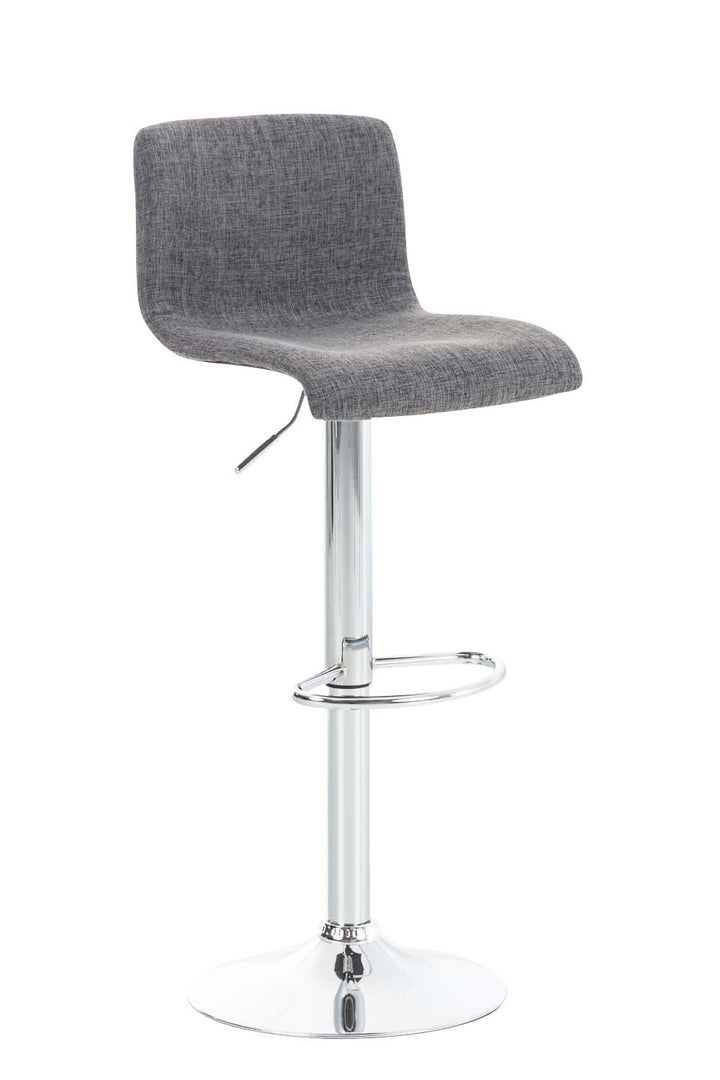 Set da 2 Sgabelli da Bar 105 Tessuto Grigio chiaro - immagine 2