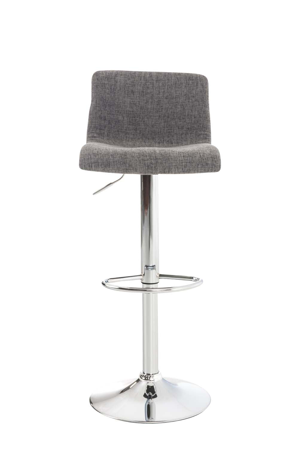 Set da 2 Sgabelli da Bar 105 Tessuto Grigio chiaro - immagine 3