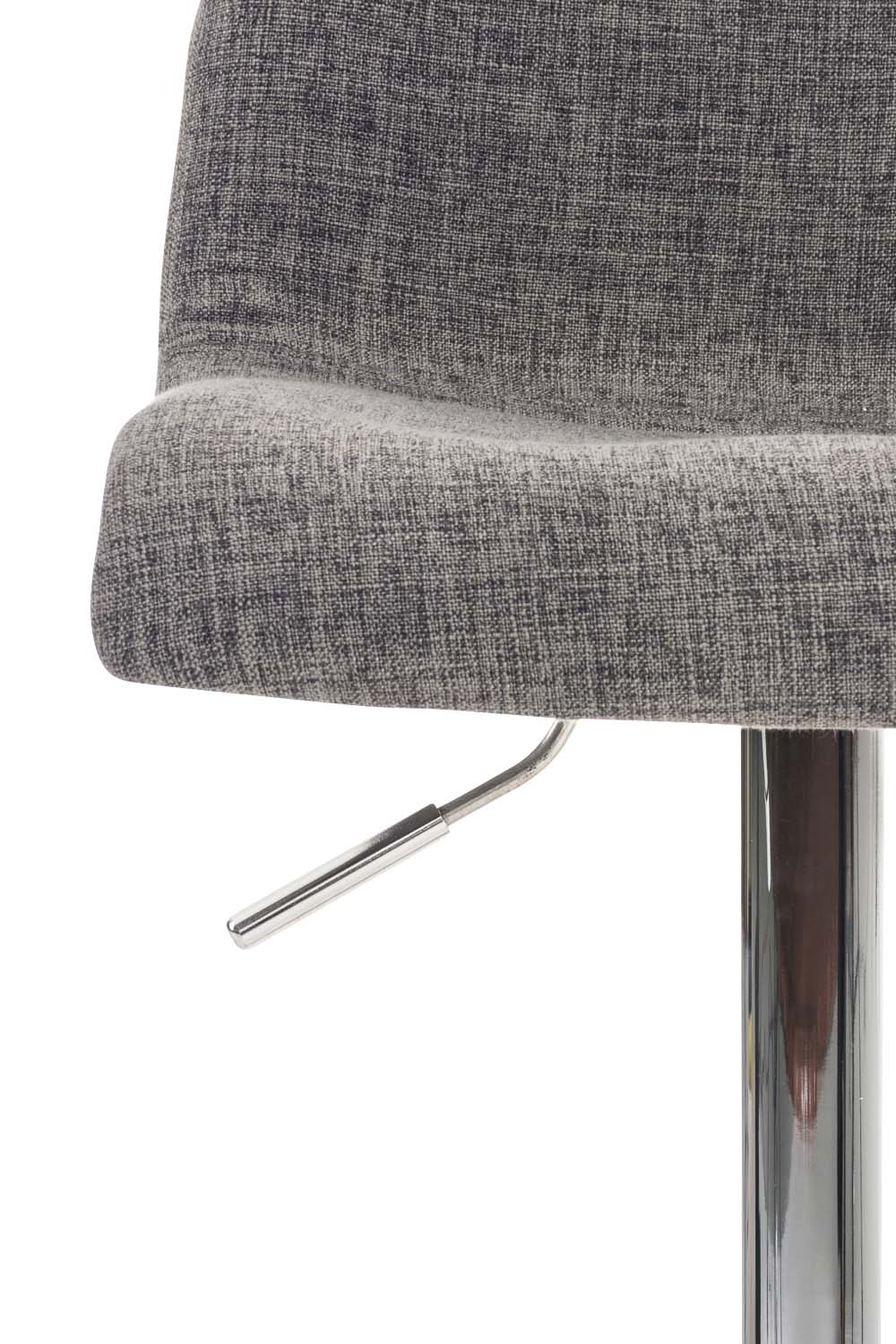 Set da 2 Sgabelli da Bar 105 Tessuto Grigio chiaro - immagine 6