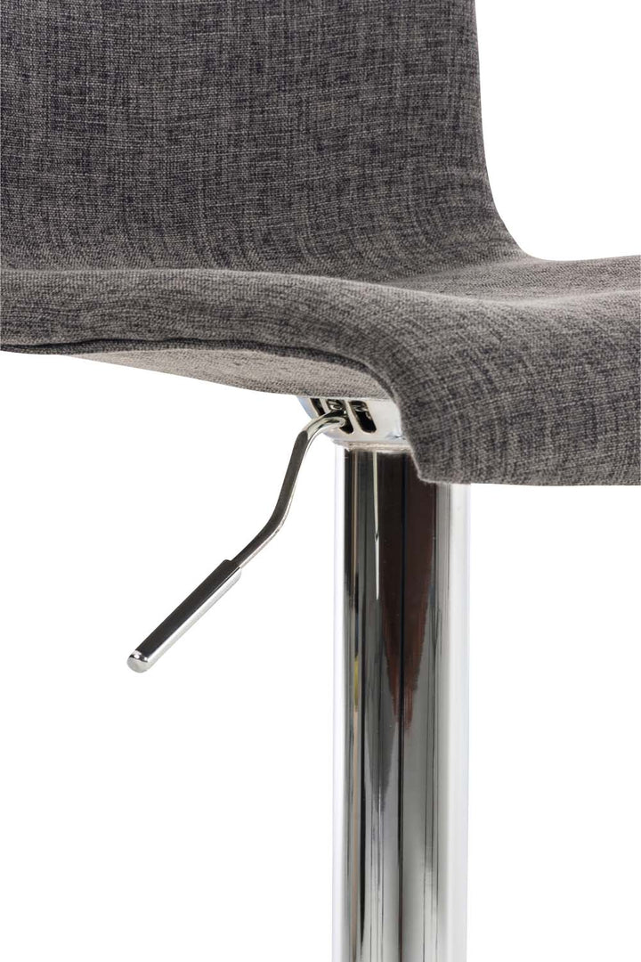 Set da 2 Sgabelli da Bar 105 Tessuto Grigio chiaro - immagine 7