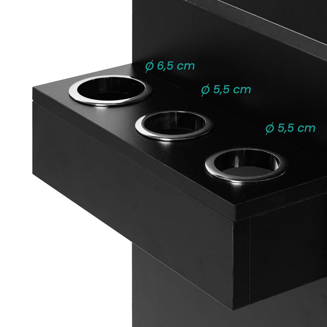 Postazione barbiere Gabbiano Totem Nero - immagine 11